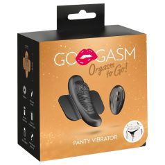 GoGasm Panty - Akku-Klitorisvibrator mit Funk (schwarz)