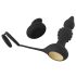 Rebel 2in1 - Kabelloser, Radio Offener Analvibrator mit Penisring (Schwarz)