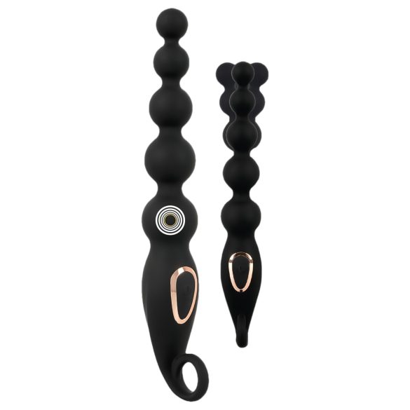 ANOS Anal Beads - Perlen-Analdildo (schwarz)