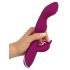 SMILE - Flexibler A- und G-Punkt Vibrator mit Klitorisarm (Lila)