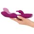 SMILE - Flexibler A- und G-Punkt Vibrator mit Klitorisarm (Lila)