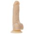 Naked Addiction Rotating 7 - Drehkopf Vibrator (18cm) - Hautfarben