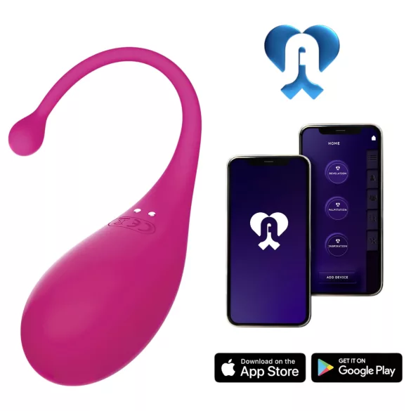 Adrien Lastic Palpitation - tragbares app-gesteuertes Vibro-Ei (Pink)