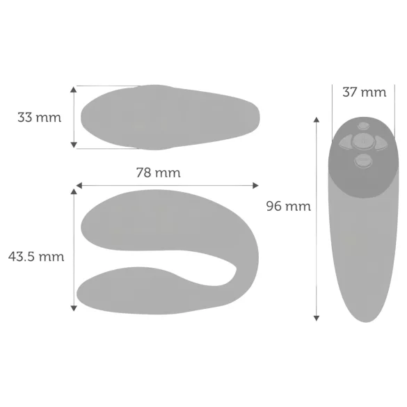 We-Vibe Chorus - App-gesteuerter Paarvibrator (orange)