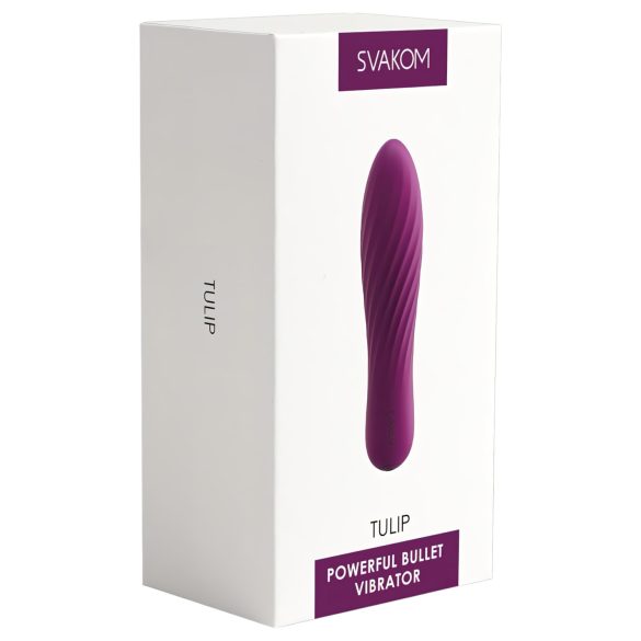 Svakom Tulip - Wiederaufladbarer Mini-Stabvibrator (Lila)