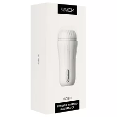 Svakom Robin - wiederaufladbarer Masturbator (weiß)