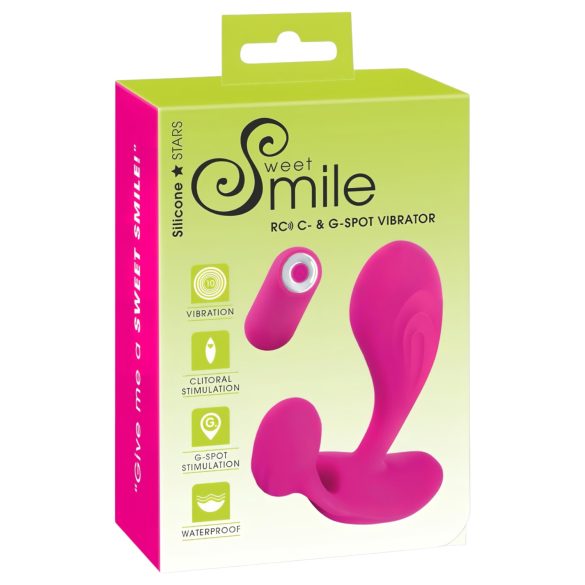 SMILE RC - Akku-G-Punkt-Vibrator mit Fernbedienung (Pink)