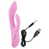 SMILE Nodding - Akkuvibrator mit Klitorisstimulator (Pink)