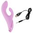 SMILE Nodding - Akkuvibrator mit Klitorisstimulator (Pink)