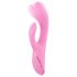 SMILE Nodding - Akkuvibrator mit Klitorisstimulator (Pink)