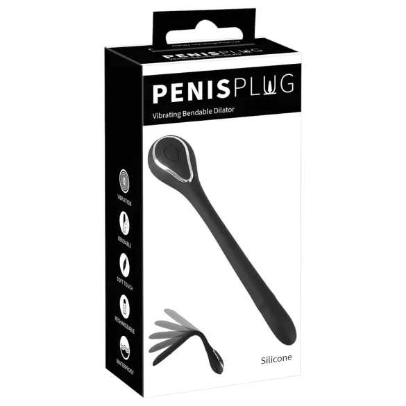 Vibrations-Dilator - wiederaufladbar (1cm) - schwarz