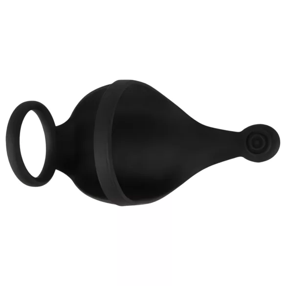 Rebel - Wiederaufladbarer Vibro-Penisring & Hodenmassager (schwarz)