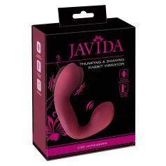  Javida Thumping - Pulsierender G-Punkt- und Klitoris-Vibrator (rot)