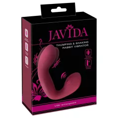   Javida Thumping - Pulsierender G-Punkt- und Klitoris-Vibrator (rot)