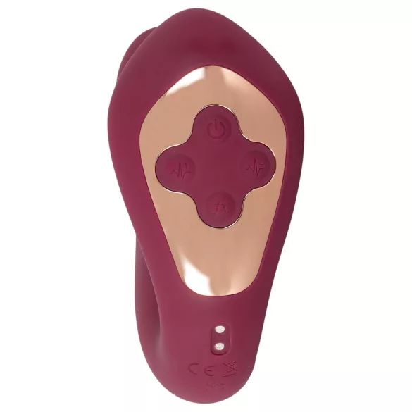 Javida Thumping - Pulsierender G-Punkt- und Klitoris-Vibrator (rot)