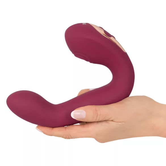 Javida Thumping - Pulsierender G-Punkt- und Klitoris-Vibrator (rot)