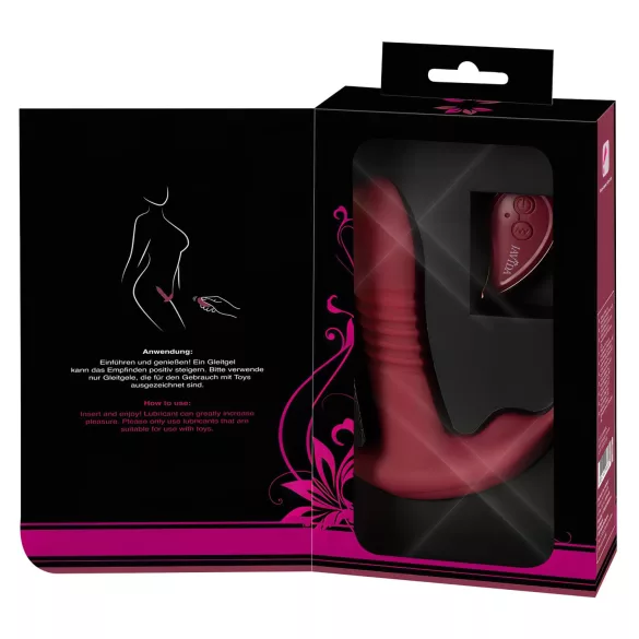 Javida RC - Funk-Vibrator für den Kitzler, 3 Funktionen (rot)