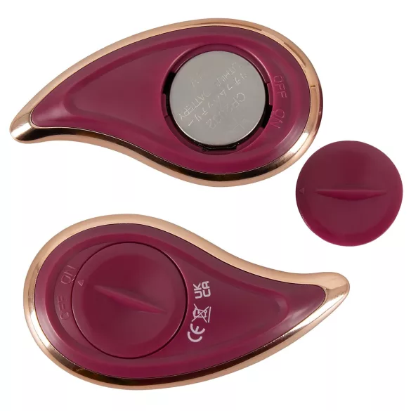Javida RC - Funk-Vibrator für den Kitzler, 3 Funktionen (rot)