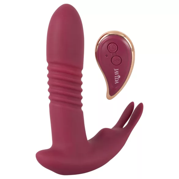 Javida RC - Funk-Vibrator für den Kitzler, 3 Funktionen (rot)