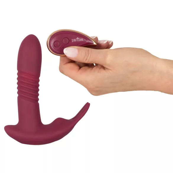 Javida RC - Funk-Vibrator für den Kitzler, 3 Funktionen (rot)