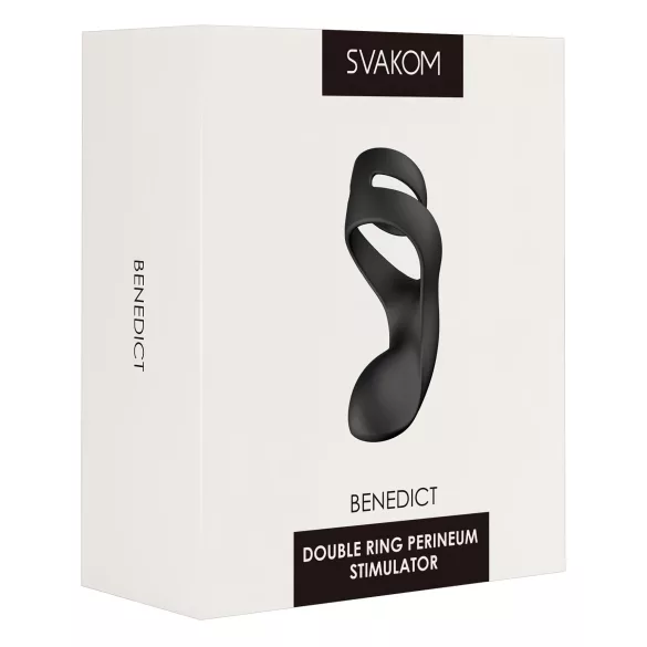 Svakom Benedict - Perineum-Stimulator, vibrierender Penisring (schwarz)