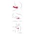 You2Toys Strapless - Kabelloser Strap-On Vibrator (Rot)