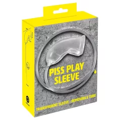   You2Toys Piss Play Sleeve - Penishülle mit Auslaufrohr (transparent)