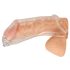 You2Toys Piss Play Sleeve - Penisaufsatz mit Ablaufrohr (transparent)