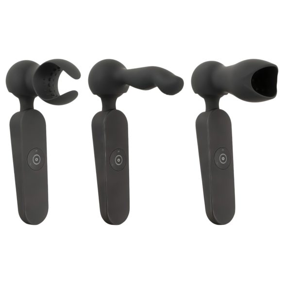 Couples Choice - Akku-Massagesextoy mit Wärmfunktion (Schwarz)