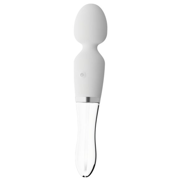 Liaison Zauberstab - Silikon-Glas LED Vibrator (transparent)
