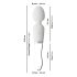 Liaison Zauberstab - Silikon-Glas LED Vibrator (transparent)
