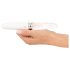 Liaison Straight - Akku, LED Vibrator (transparent-weiß)
