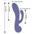 AWAQ.U 4 - Wiederaufladbarer Analkarvibrator (Lila)