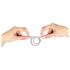 You2Toys - Dreifach-Silikon Penis- und Hodenring (Silber)