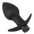 Black Velvet - Wiederaufladbares Analdildo-Set - 3-teilig (schwarz)