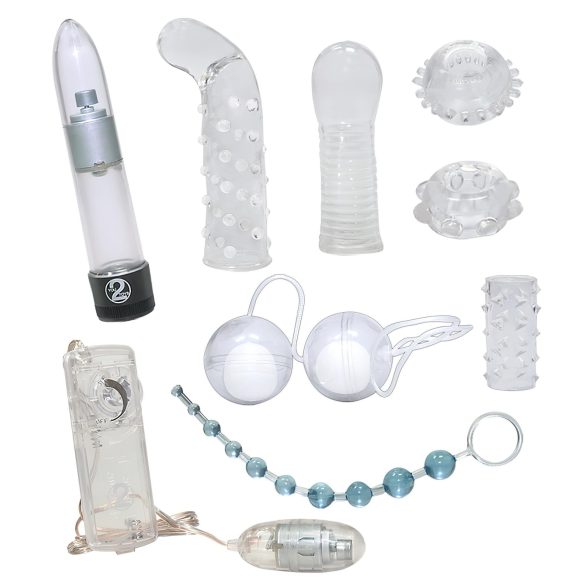 Kristallklar - Vibrator Set (9-teilig)