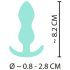 Cuties Mini Plug - Silikon Anusplug - Mint (2,3cm)
