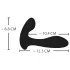XOUXOU - Tragbarer G- und P-Punkt Vibrator (schwarz)