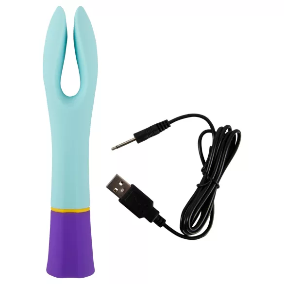 You2Toys bunt. - Akku, wasserdichter 2-Motoren Vibrator (bunt)