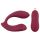 You2Toys Rosenrot - Roter, akkubetriebener Vibrator mit Fernsteuerung