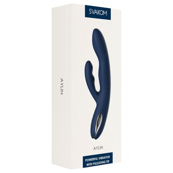 Svakom Aylin - Akku-Pulsations-Vibrator mit Klitorisarm (blau)