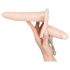 You2Toys - Strap-on Duo Vibrator - Hautfarben