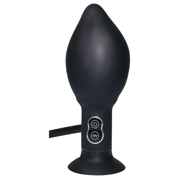 You2Toys True Black - Aufblasbarer Analvibrator (schwarz)