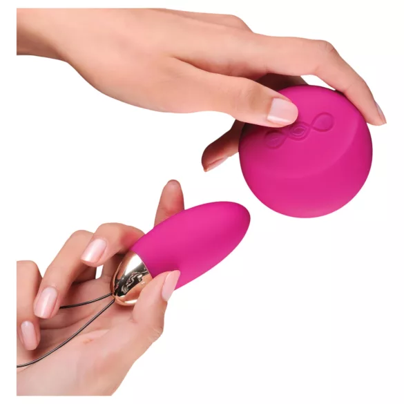 LELO Lyla 2 - tragbares vibrierendes Ei mit Fernbedienung (rosa)