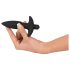 Black Velvet Analplug Vibrator - klein
