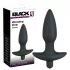 Black Velvet Vibrations-Analplug Größe Mittel