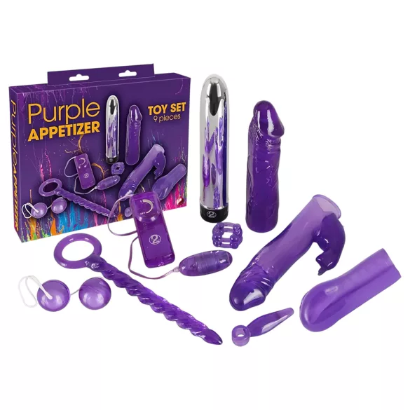 You2Toys - Purple Appetizer - Vibro-Set (9-teilig)