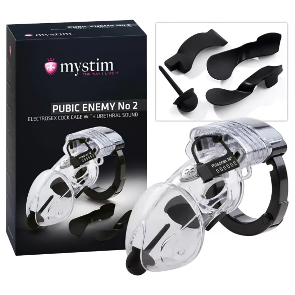 mystim Pubic Enemy No 2 - Elektro Peniskäfig