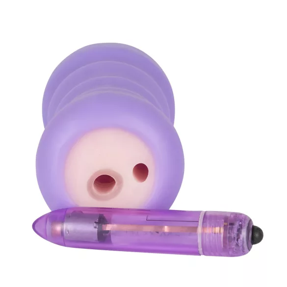 You2Toys - Gina - vibrierende Muschi (natur-lila)