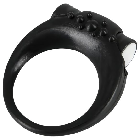 SMILE Stayer - Vibrationspenisring (schwarz)